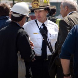 Roof collapse on Atlantic Yards by Adrian Kinloch