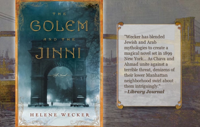 Author website design by Adrian Kinloch for The Golem and the Jini