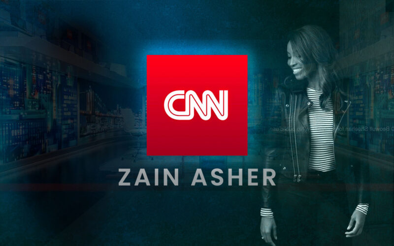 Author website design by Adrian Kinloch for Zain E. Asher, CNN