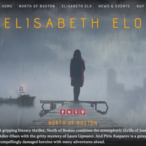 Author website design for Elisabeth Elo
