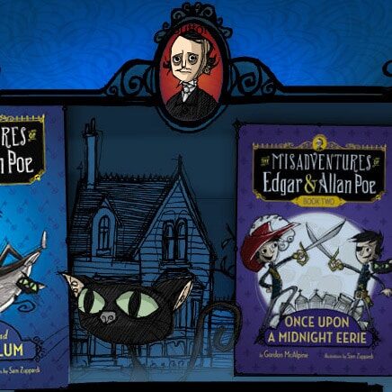 Interactive introduction for The Poe Boys Trilogy