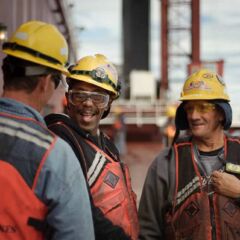 Crew of the Apache blasting barge, NYC